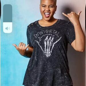 Torrid Lovesick Immortal – Black Destructed Tee